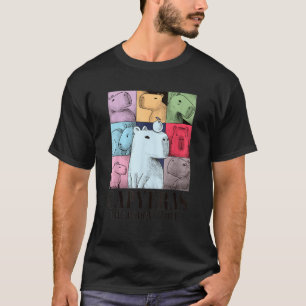 Capyeras Funny Capybara Colour Concerto Niedlich T-Shirt