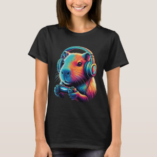 Capyra Gamer Lustige Videospiele Capyra 1 T-Shirt