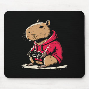 Capyra Gamer Lustiges Video Gaming Capy Nagetier J Mousepad