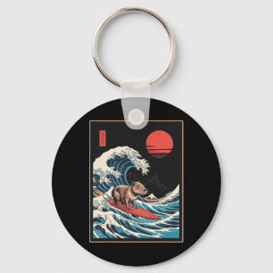 Capyra Japan Kanagawa Welle Tier Surfen Capyra Schlüsselanhänger