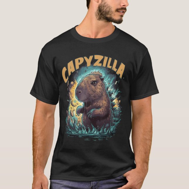 Capyzilla Capybara T-Shirt (Vorderseite)