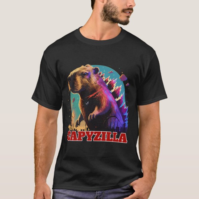 Capyzilla Capybara T-Shirt (Vorderseite)