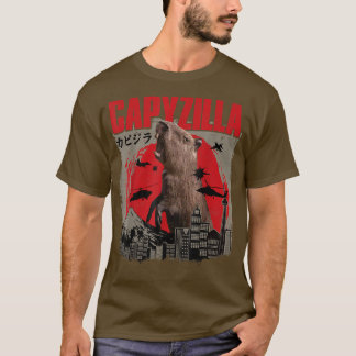 Capyzilla Funny Niedlich Capybara T-Shirt
