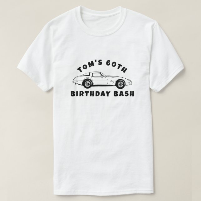 Car 1979 Chevrolet Corvette Illustration T-Shirt (Design vorne)