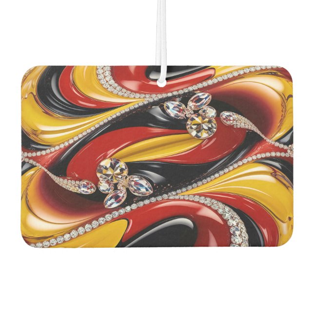 Car Air Fresheners mit belgischem Farbdesign Autolufterfrischer (Vorderseite)