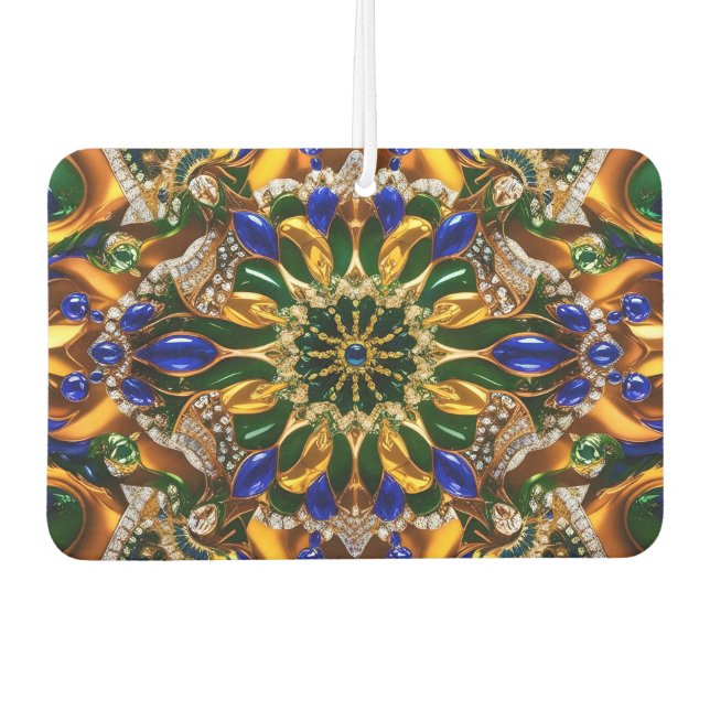 Car Air Fresheners mit brasilianischem Farbdesign Autolufterfrischer (Vorderseite)