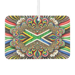 Car Air Fresheners mit South Africa Colors Design Autolufterfrischer
