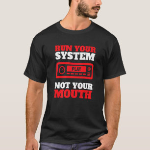 Car Audio Technician Car Stereo und Car Audio Typ T-Shirt