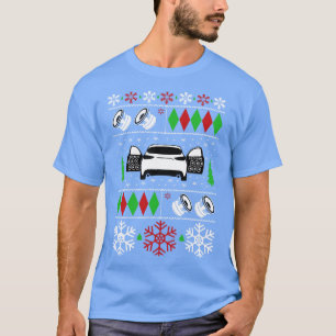 Car Audio Ugly Christmas Sweater Happy Holidays Se T-Shirt