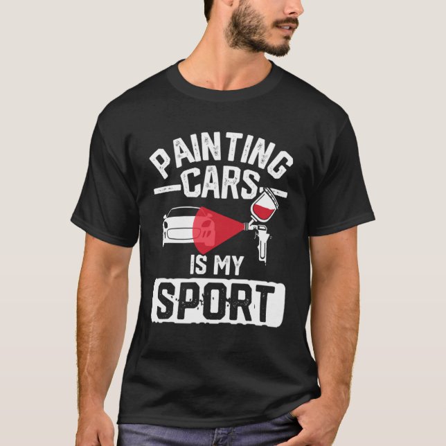 Car Auto Painter Painting T-Shirt (Vorderseite)