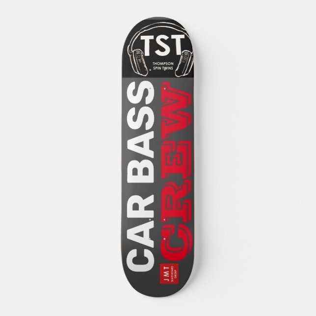 CAR BASS CREW Skateboard (Vorderseite)