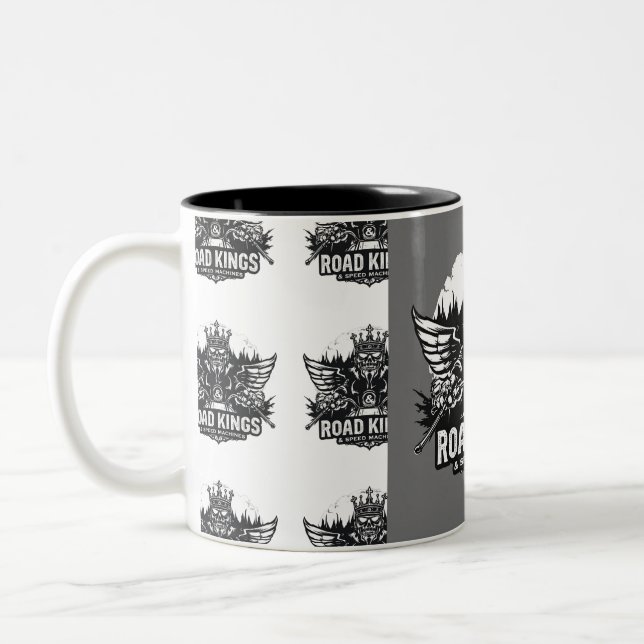 Car & Bike Adventure Mug  Zweifarbige Tasse (Links)
