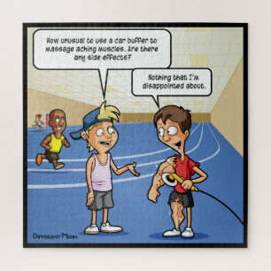 Car Buffer Massage Funny Jigsaw Puzzle