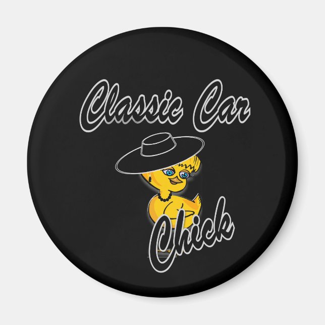 Car Chick #4 Magnet (Vorne)