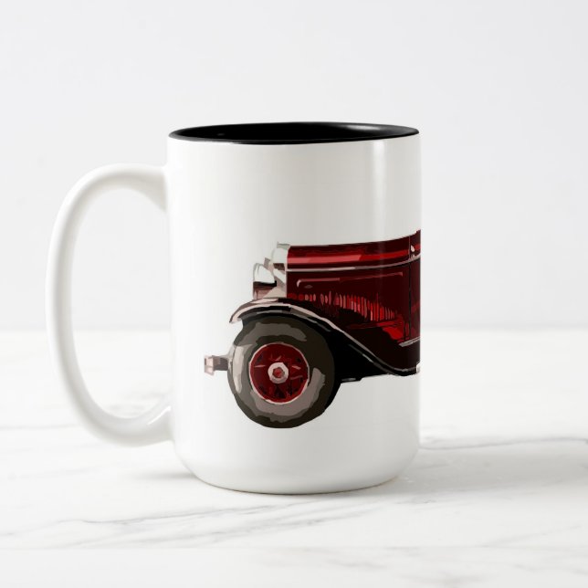 Car-Coffee-Tasse Zweifarbige Tasse (Links)