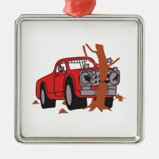 CAR CRASH SCENE ORNAMENT AUS METALL
