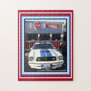 Car Cruise Night in Diner Puzzle