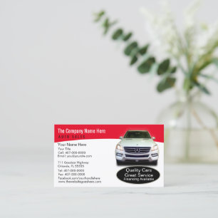 Car Dealership-Auto Sales Associate Business Card Visitenkarte