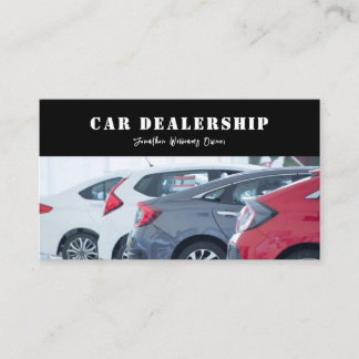 Car Dealership-Auto Sales Associate Business Card Visitenkarte