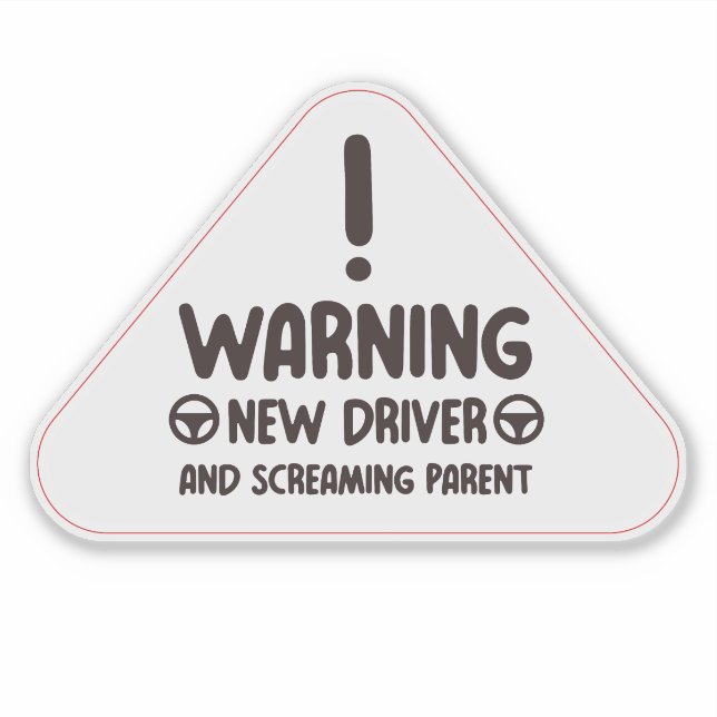 Car Decal Bumper Sticker (Vorderseite)