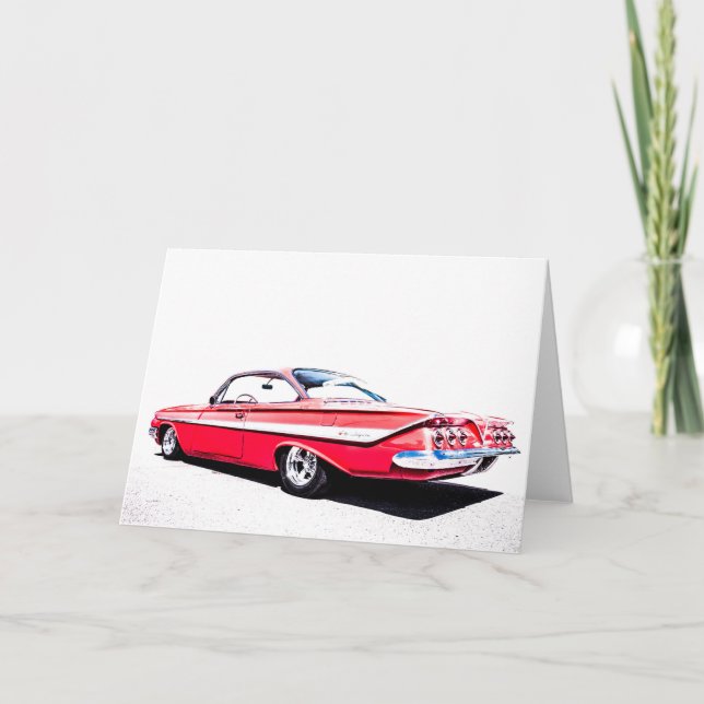 Car Greeting Cards Karte (Vorderseite)