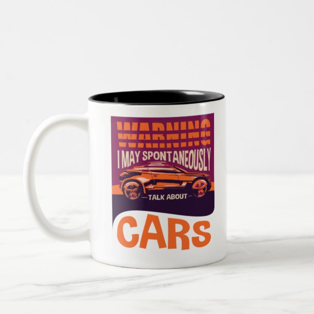 Car Lover Cars Automotive Sprichwort Gift-fGZlK Zweifarbige Tasse (Links)
