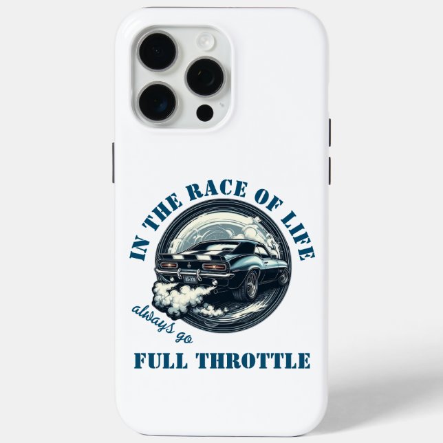 Car Lover Full Throttle Case-Mate iPhone Hülle (Rückseite)