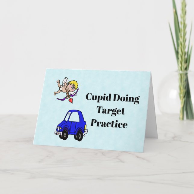 Car Lovers Funny Valentine's Day Card Karte (Vorderseite)