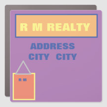 CAR MAGNET 7 x 7 Rechteck