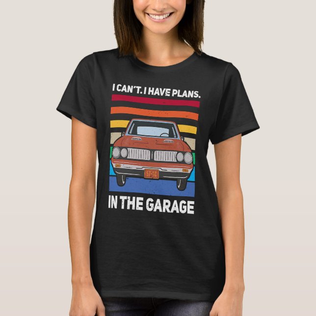 Car Mechanic Garage  Diesel  & Car Mechanic T-Shirt (Vorderseite)