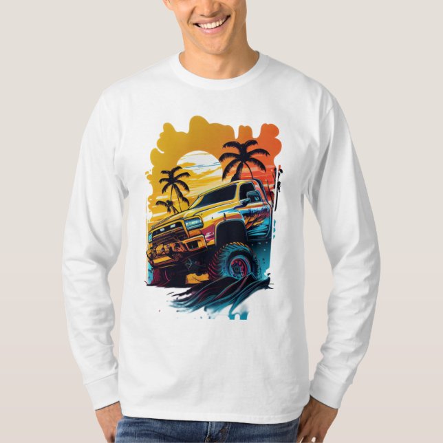 Car Men's Basic Long Sleeve T - Shirt (Vorderseite)