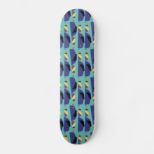 Car Night Shades pixat von Masanser Skateboard (Vorderseite)