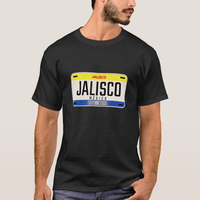 Car Number Plate City Region Jalisco T-Shirt (Vorderseite)