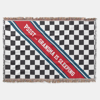 Car Racing / Schachmuster + Ihr Backgr. & Text Decke