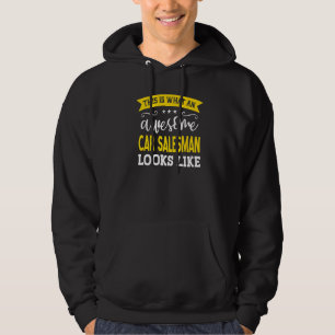 Car Salesman Job Titel Mitarbeiter Autoverkäufer Hoodie