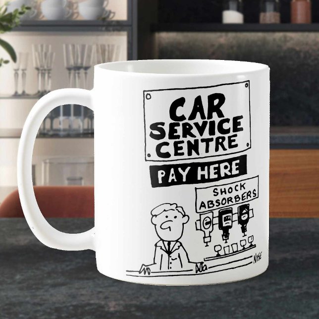 Car Servicecenter Payment Desk Kaffeetasse (Von Creator hochgeladen)