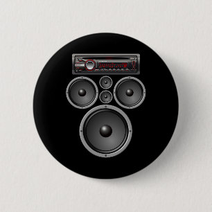 CAR STEREO LAUTSPRECHER SYSTEM AUDIO HALLOWEEN KOS BUTTON