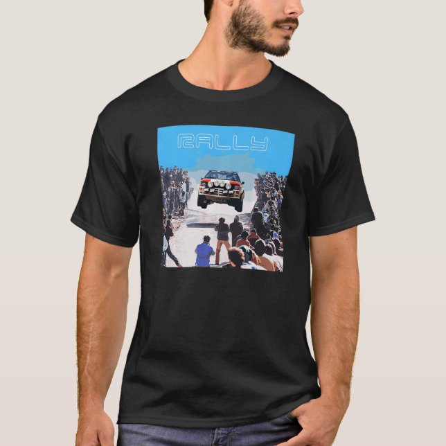 Car Street DriftING Race group b era 4wd art portr T-Shirt (Vorderseite)
