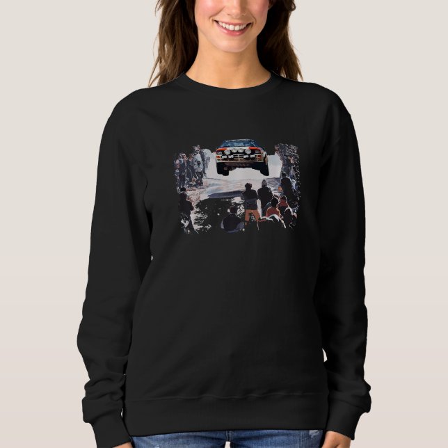 Car Street DriftING Race jump crowd group b era 4w Sweatshirt (Vorderseite)