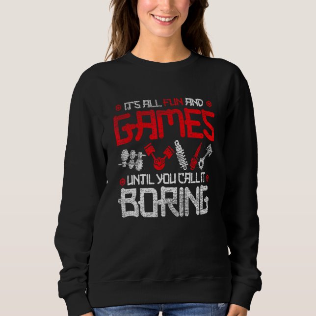 Car Tuning Motorsport Sweatshirt (Vorderseite)