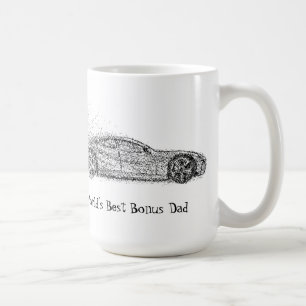 Car Vehicle World's Best Bonus Vater Zitat Kaffeetasse