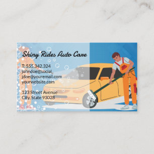 Car Wash Cleaners Visitenkarte