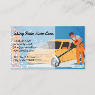 Car Wash Cleaners Visitenkarte