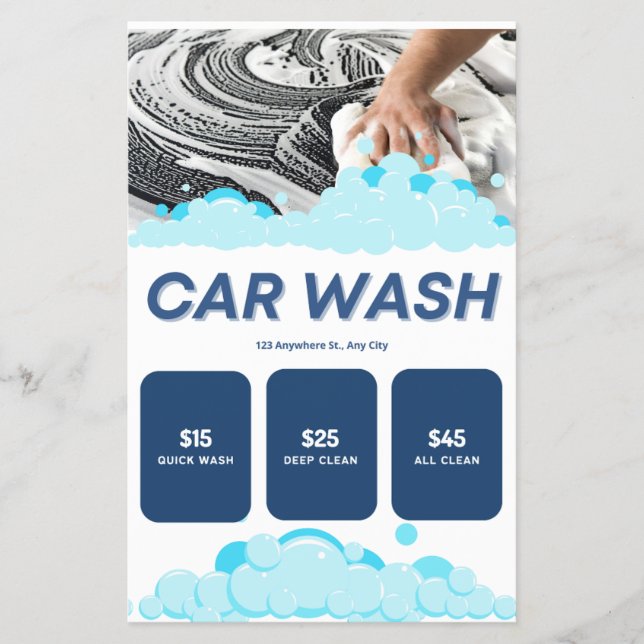 Car Wash Flyer (Vorne)