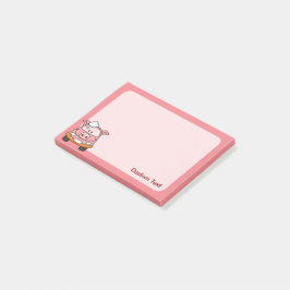 Car Wash Pig Post-it Klebezettel