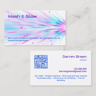 Car Wash QR Visitenkarte