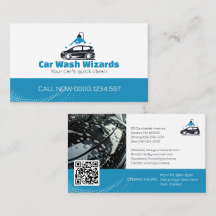 Car Wash Services   Beruflich Visitenkarte