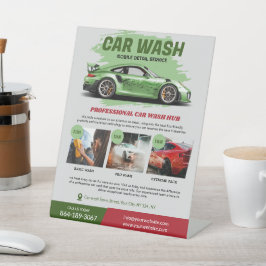 Car Wash Services Sockelschild