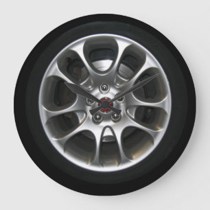 Car Wheel hubcap clock Große Wanduhr