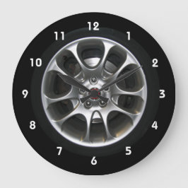 Car Wheel Hubcap Uhr mit Zahlen